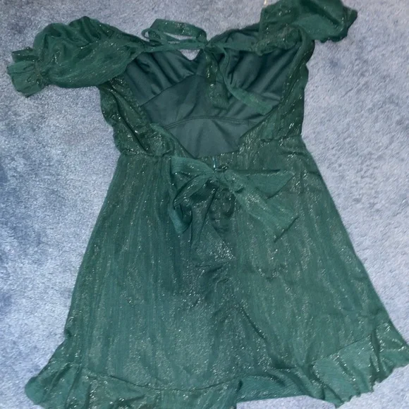 slim fit dress slacks Alice Shorter Length Fit & Flare Dress by Retrolicious X-Small main image 0
